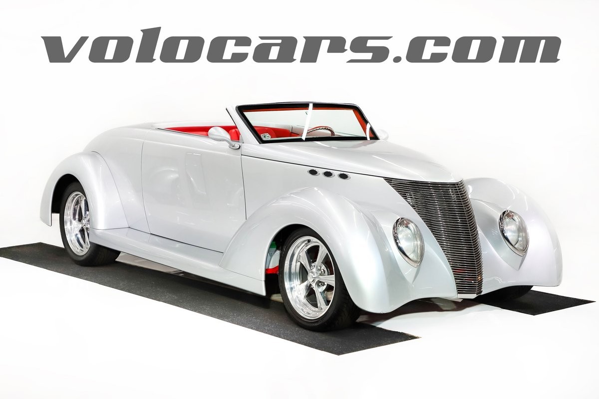 Ford-Roadster-1937-Convertible-Red