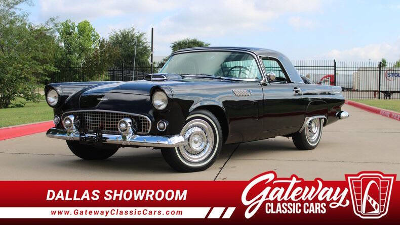 Ford-Thunderbird-1956-Black-Black-amp-White