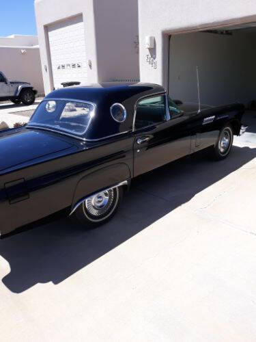 Ford-Thunderbird-1957-Black-Black-Leather