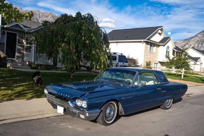 Ford-Thunderbird-1964-Blue-White