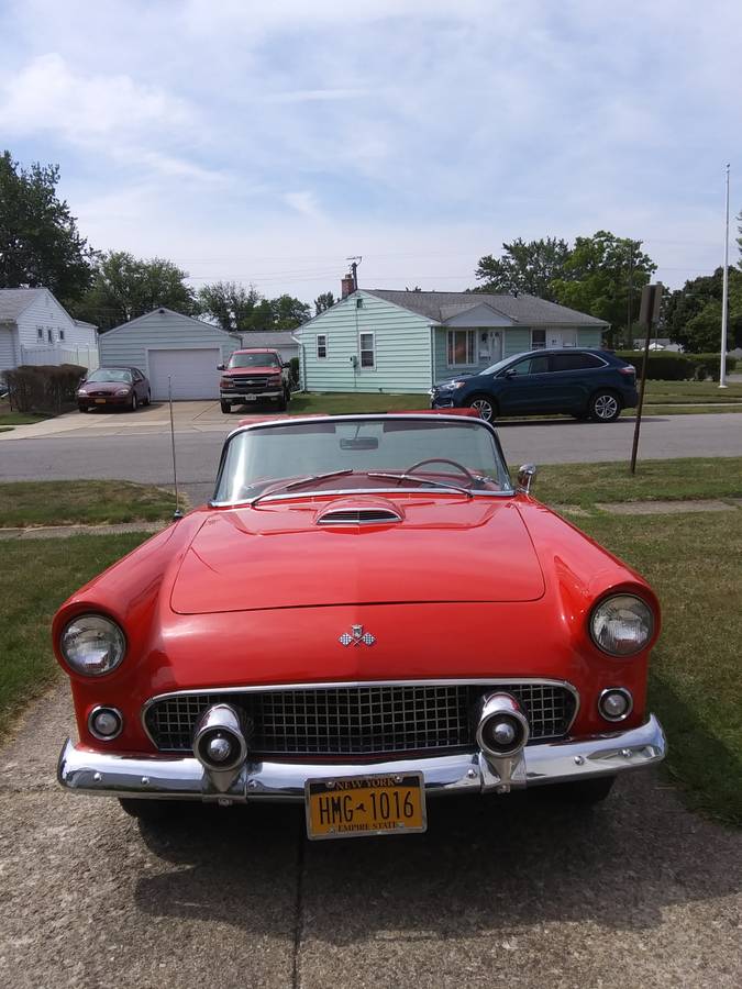 Ford-Thunderbird-convertible-1955-red