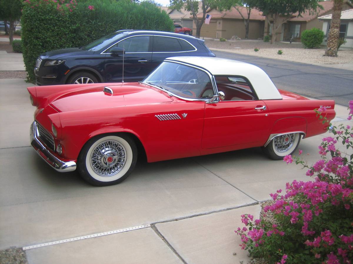 Ford-Thunderbird-coupe-1955-red