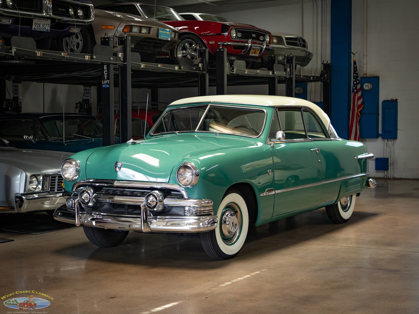 Ford Victoria 239 CID V8 2 Door Hardtop 1951