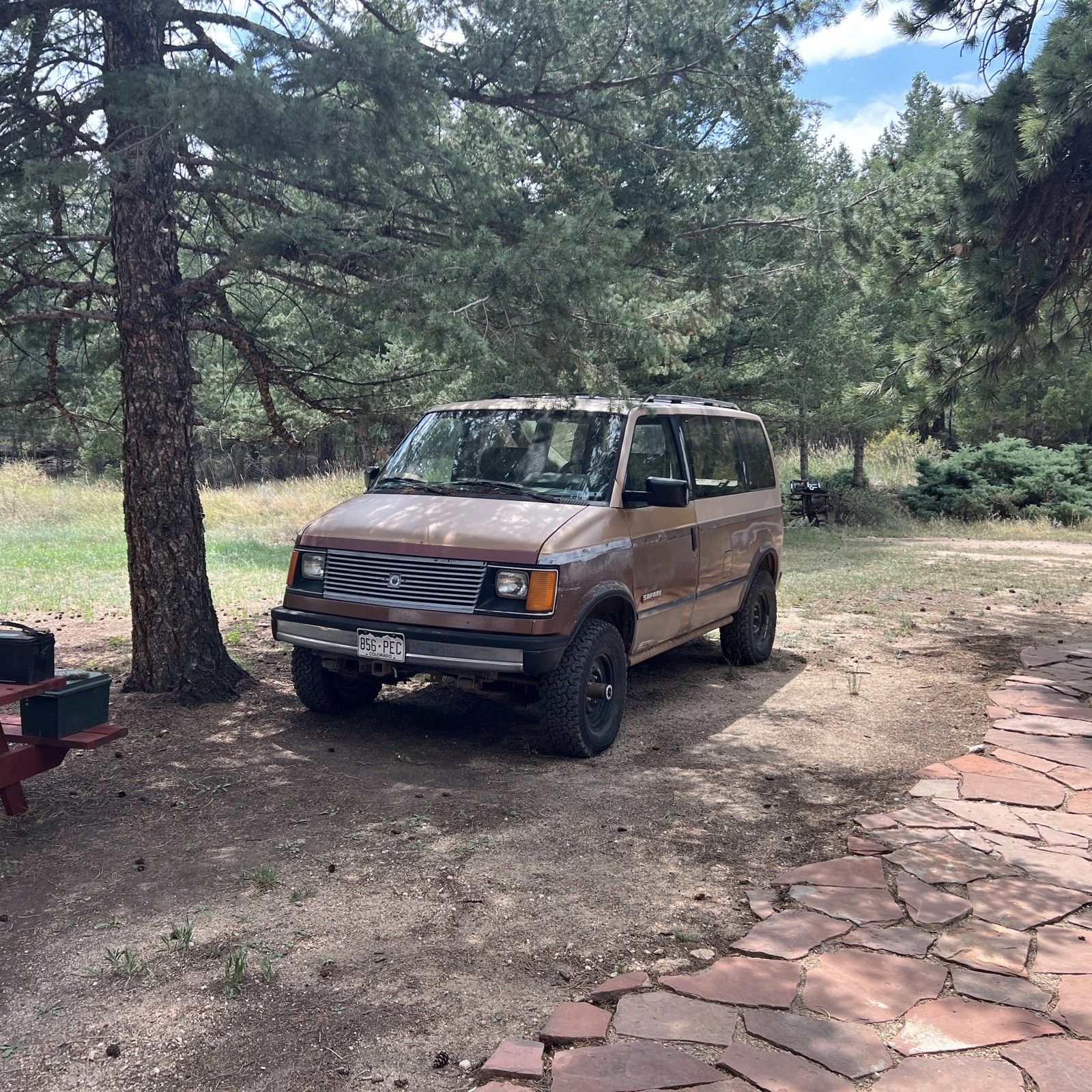 GMC-Safari-1987-Minivan-Gray