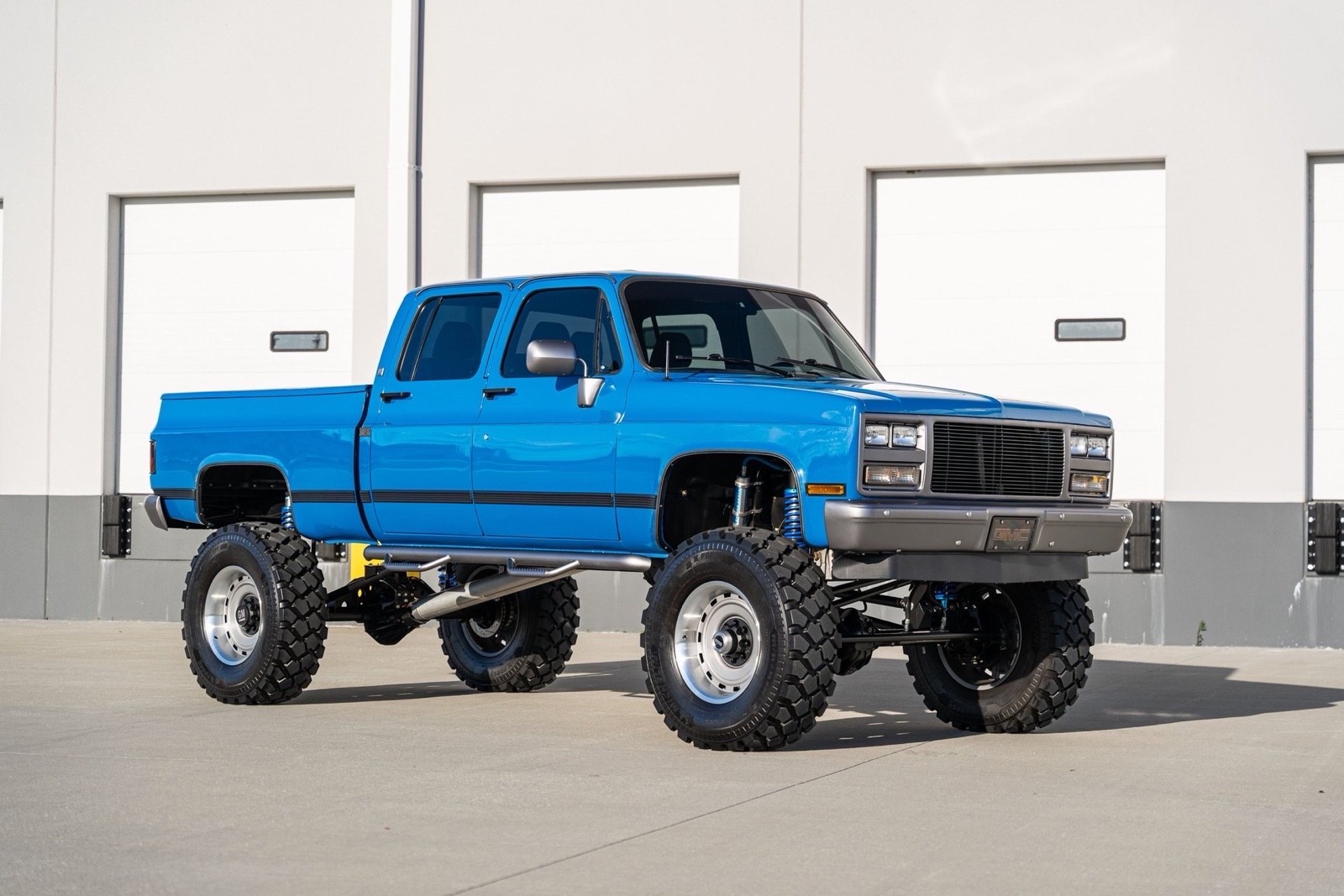 GMC-Sierra-3500-1989-Crew-Cab-Pickup-Gray