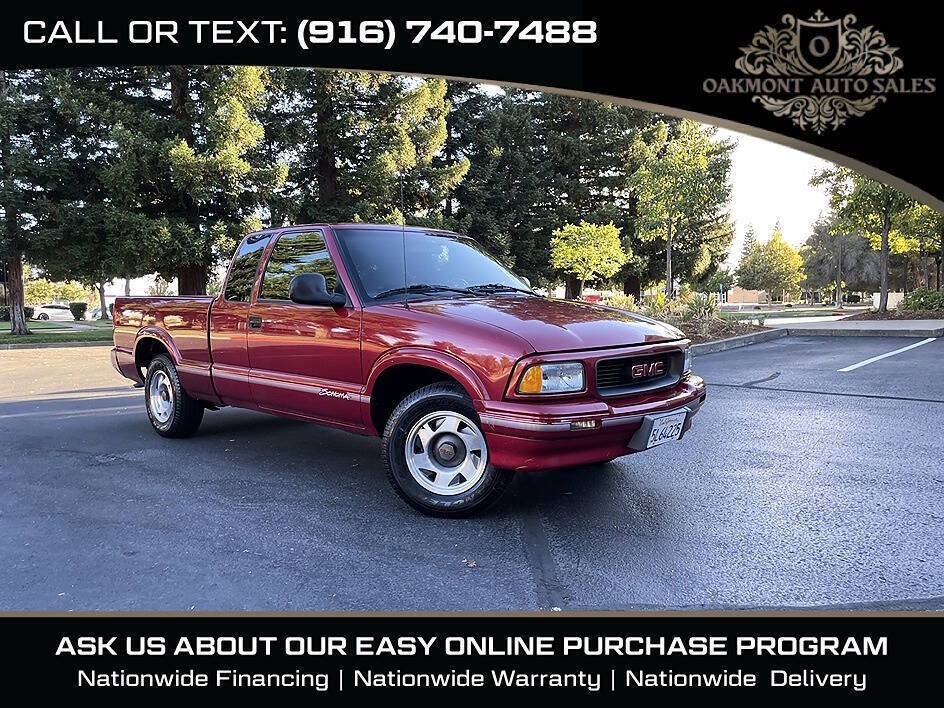 GMC-Sonoma-1996-Extended-Cab-Pickup-Gray