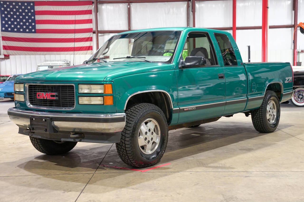 Gmc-Sierra-1500-1995-Teal-Gray