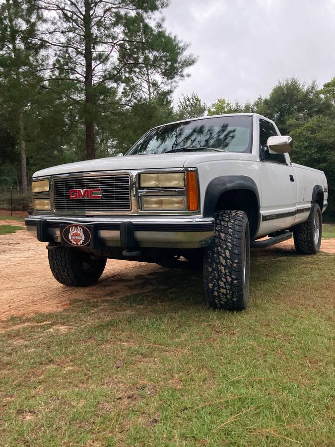 Gmc-Sierra-2500hd-sle-1993-White