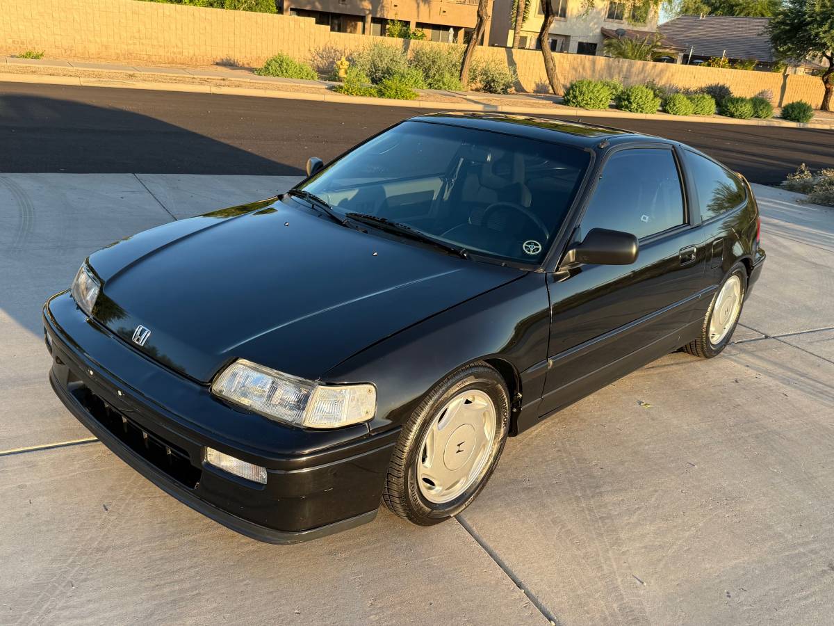 Honda-Civic-crx-si-1989-black Honda-Civic-crx-si-1989-black