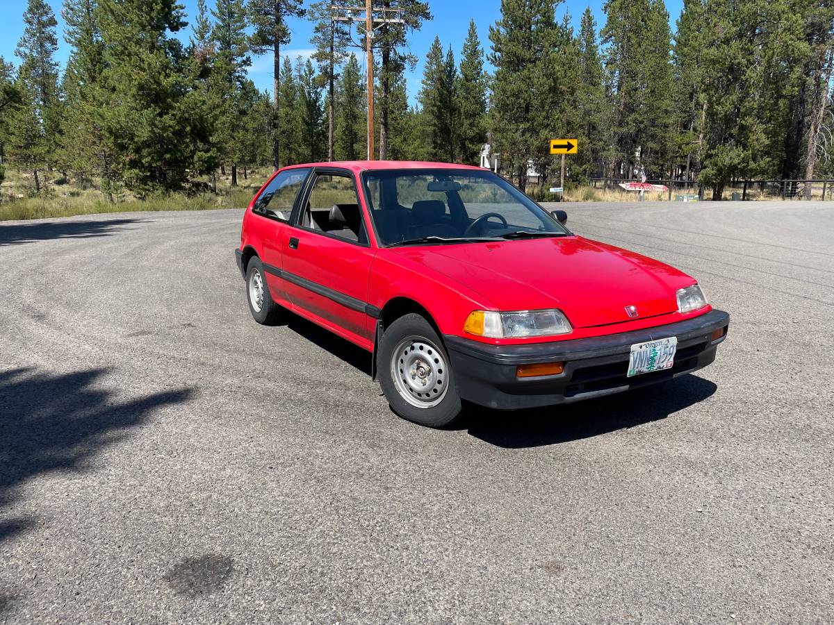 Honda-Civic-hatchback-1989-Red