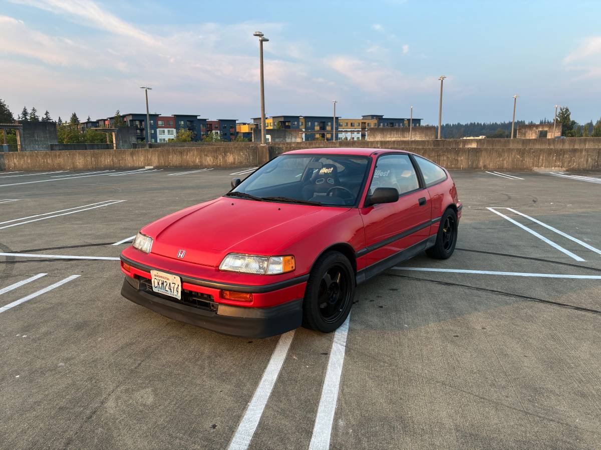 Honda-Crx-1988-red