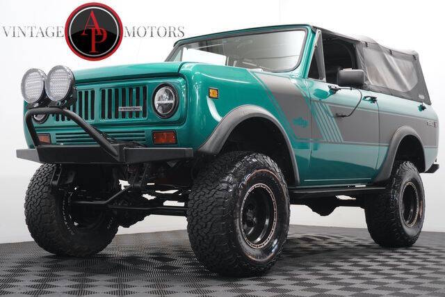 International-ihc-Scout-1974-Green-Tan