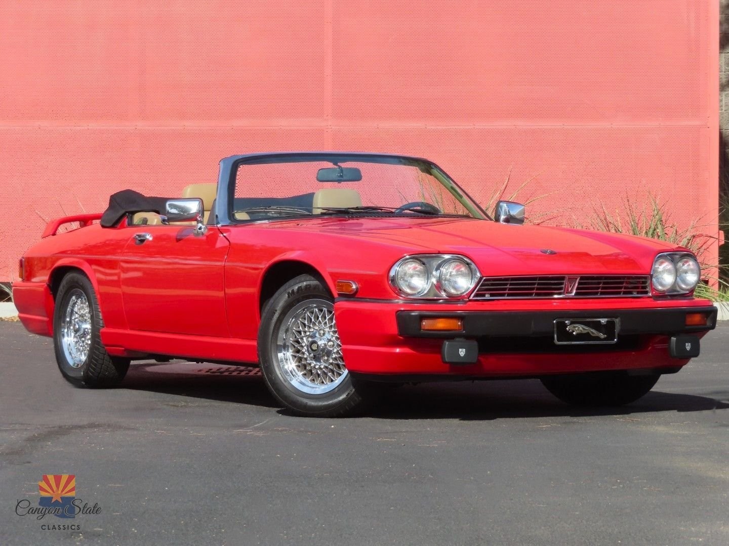 Jaguar-XJS-1990-Convertible-Tan