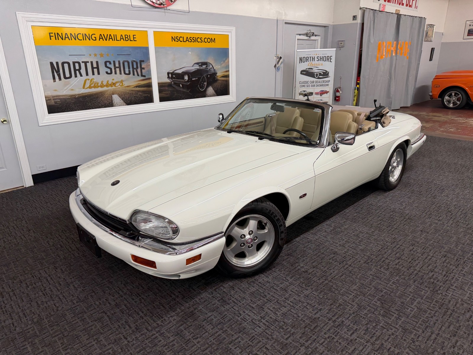 Jaguar-XJS-1995-Convertible-BeigeTan Jaguar XJS 1995