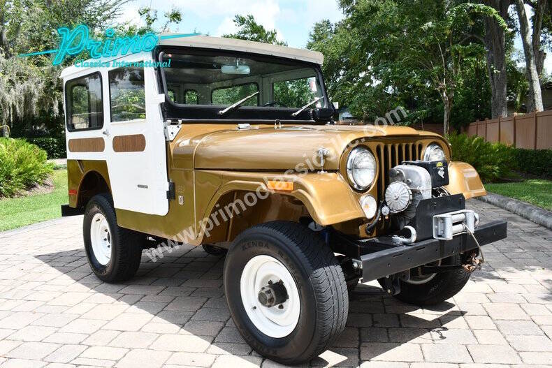 Jeep-Cj-5-1970-Gold-Tan