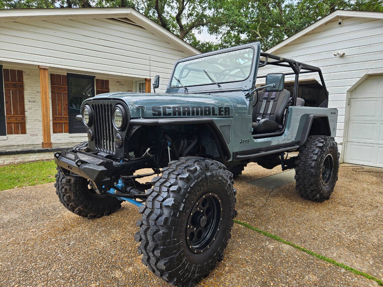 Jeep-Cj-8-1984-Gray-Black
