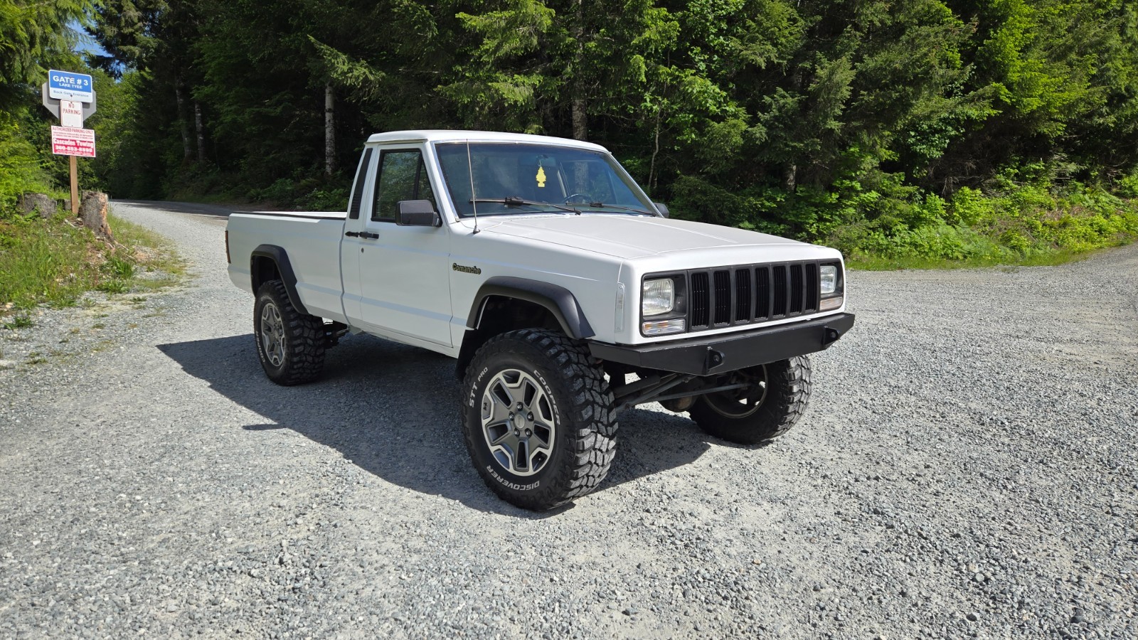Jeep-Comanche-1991-Standard-Cab-Pickup-Gray