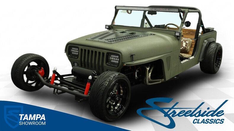 Jeep-Wrangler-1990-Green-Brown-And-Tan