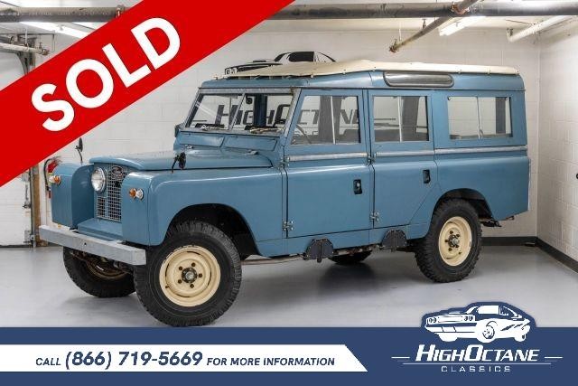 Land-Rover-Series-II-109-Station-Wagon-1963-Wagon-Black
