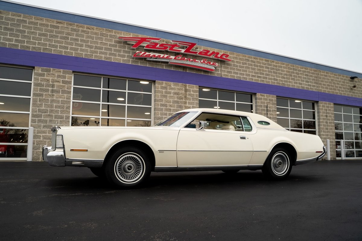 Lincoln-Continental-1973-Coupe-White Lincoln Continental 1973