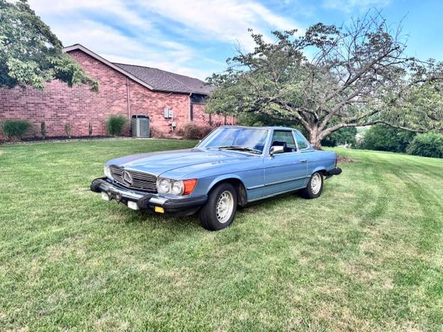 Mercedes-380sl-1985-blue