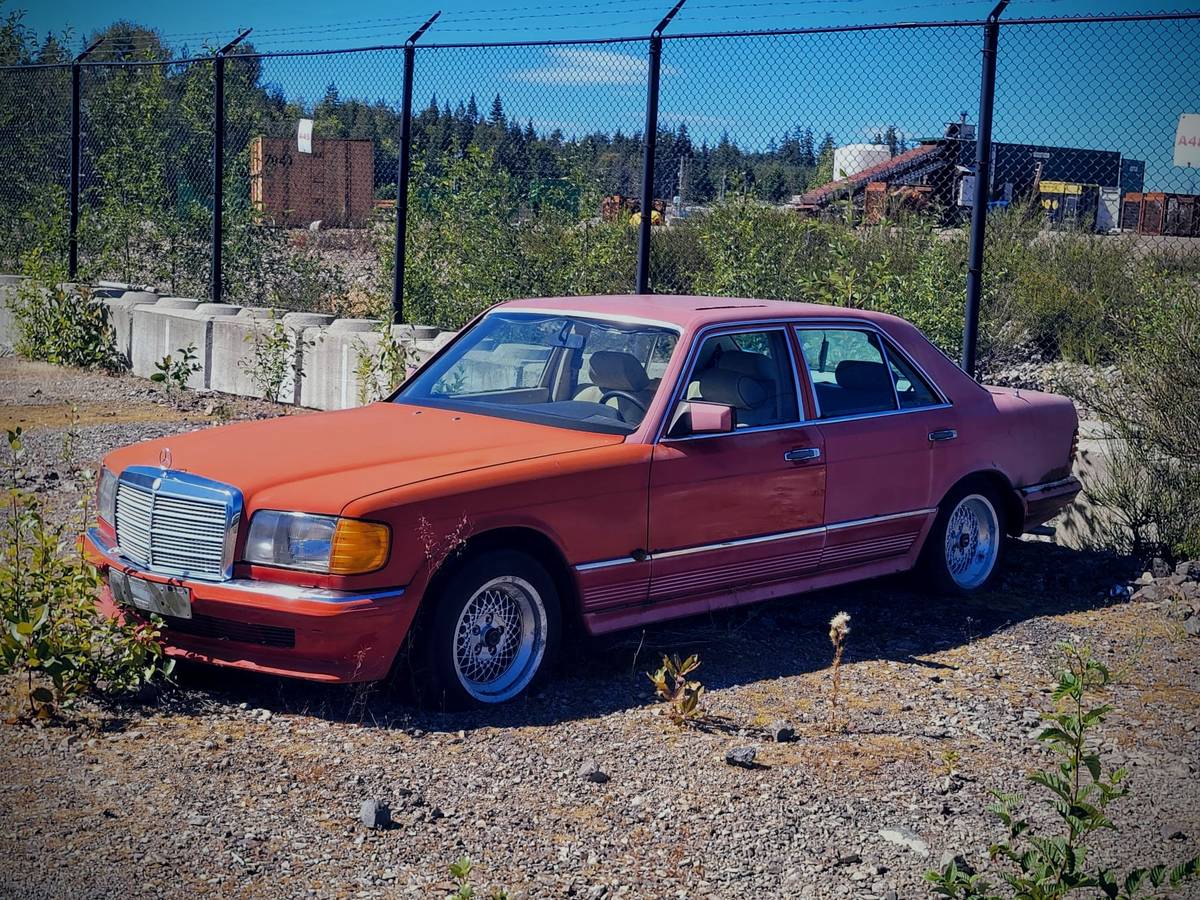 Mercedes-500se-1981-red