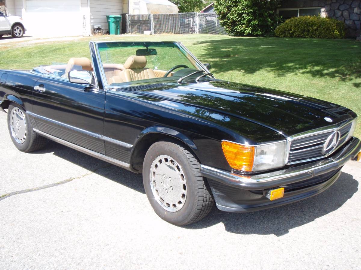 Mercedes-560sl-1988-black