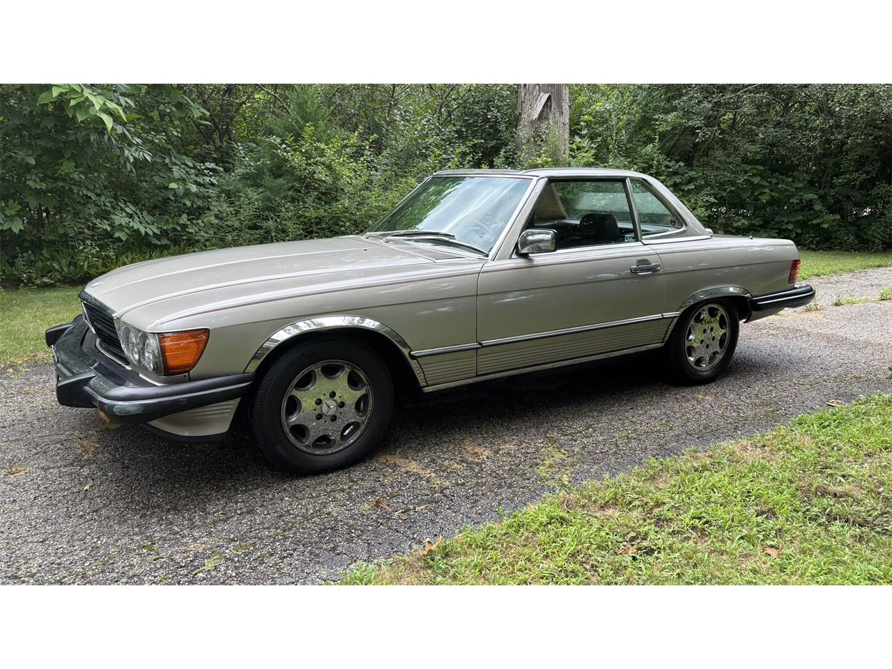 Mercedes-benz-560sl-1987-Smoke-Silver-Dark-Brown
