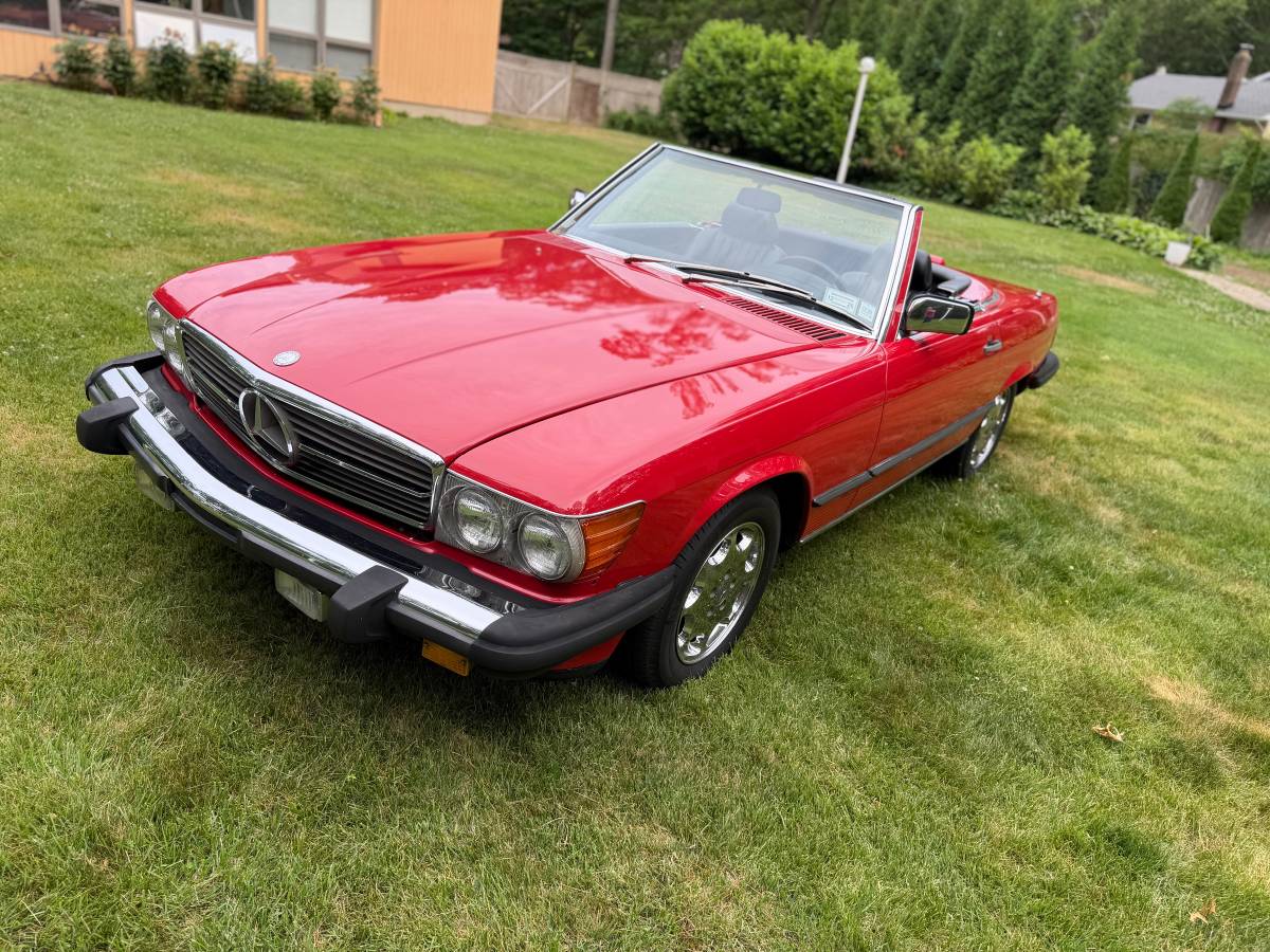 Mercedes-benz-Sl-class-1989-red
