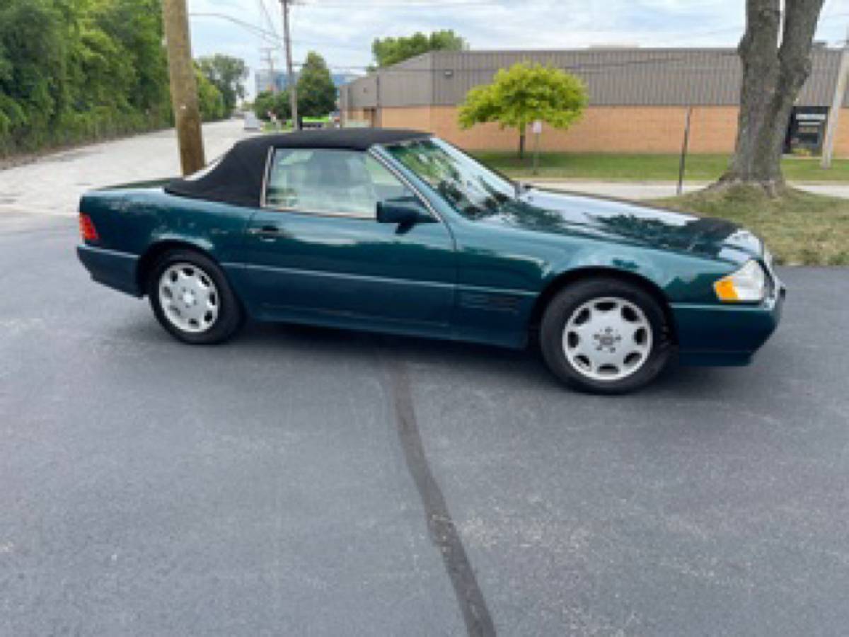 Mercedes-benz-Sl500-1995-green