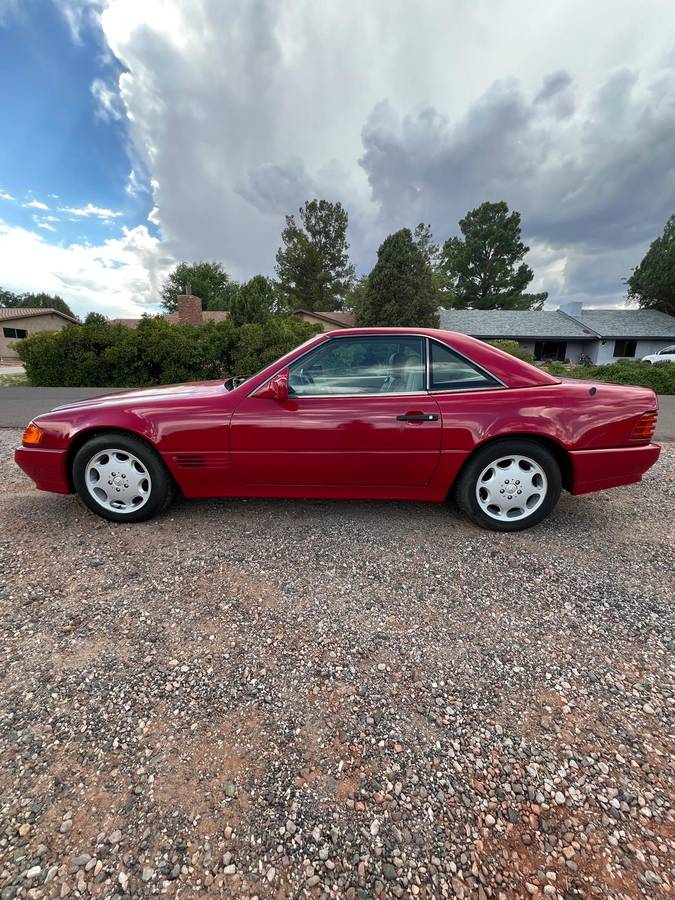 Mercedes-benz-sl500-1995-red
