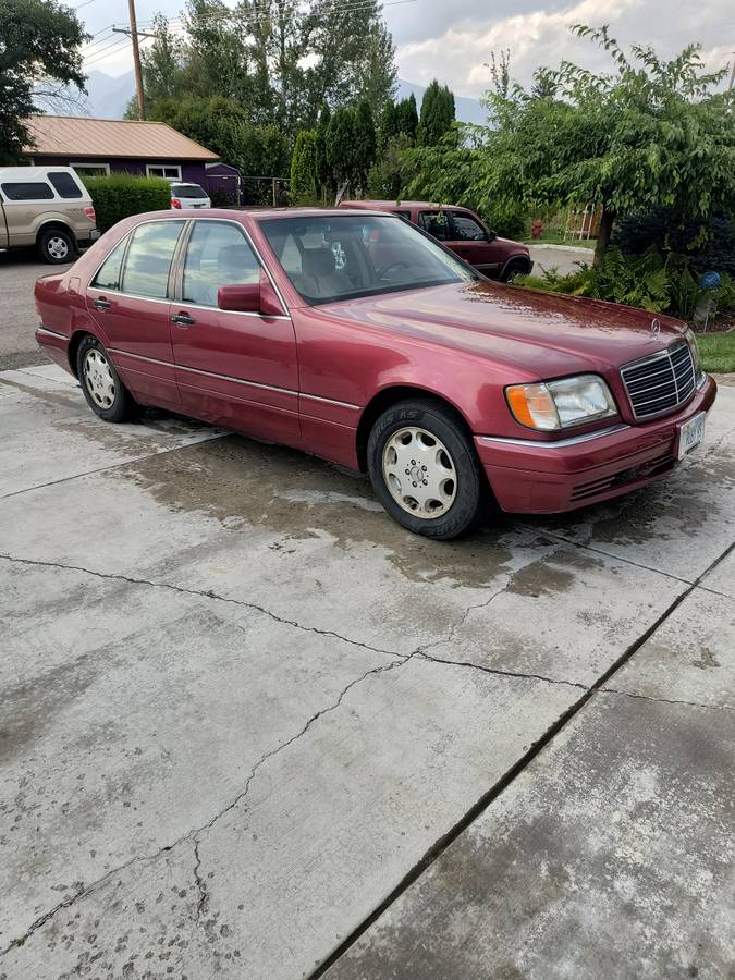 Mercedes-s320-1995-red