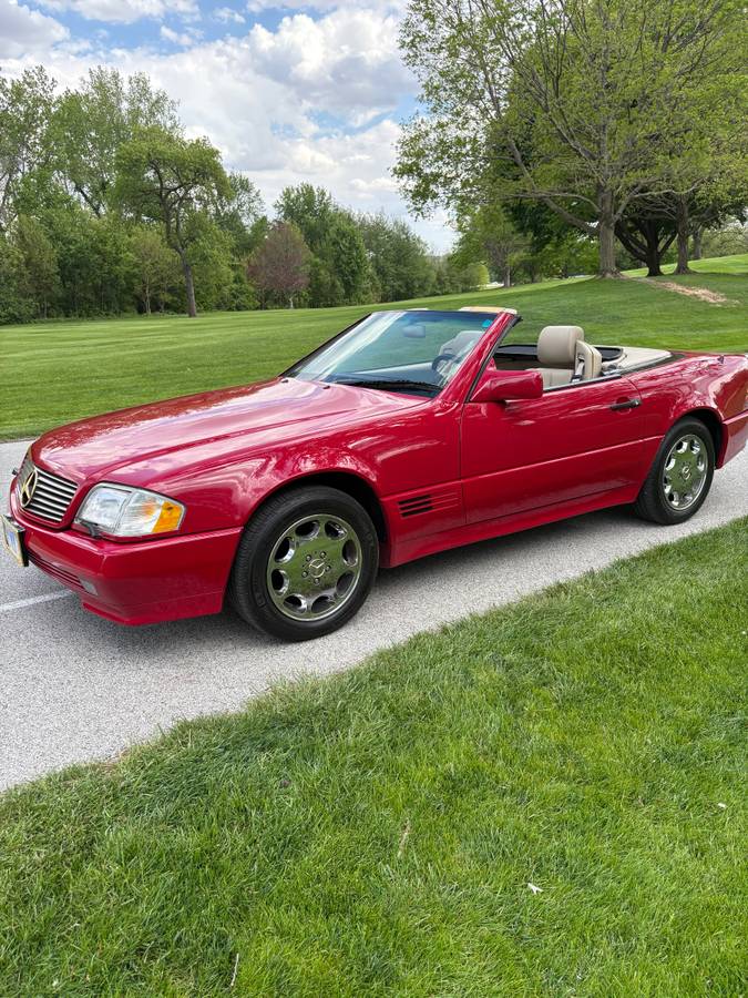 Mercedes-sl-320-1995-Red