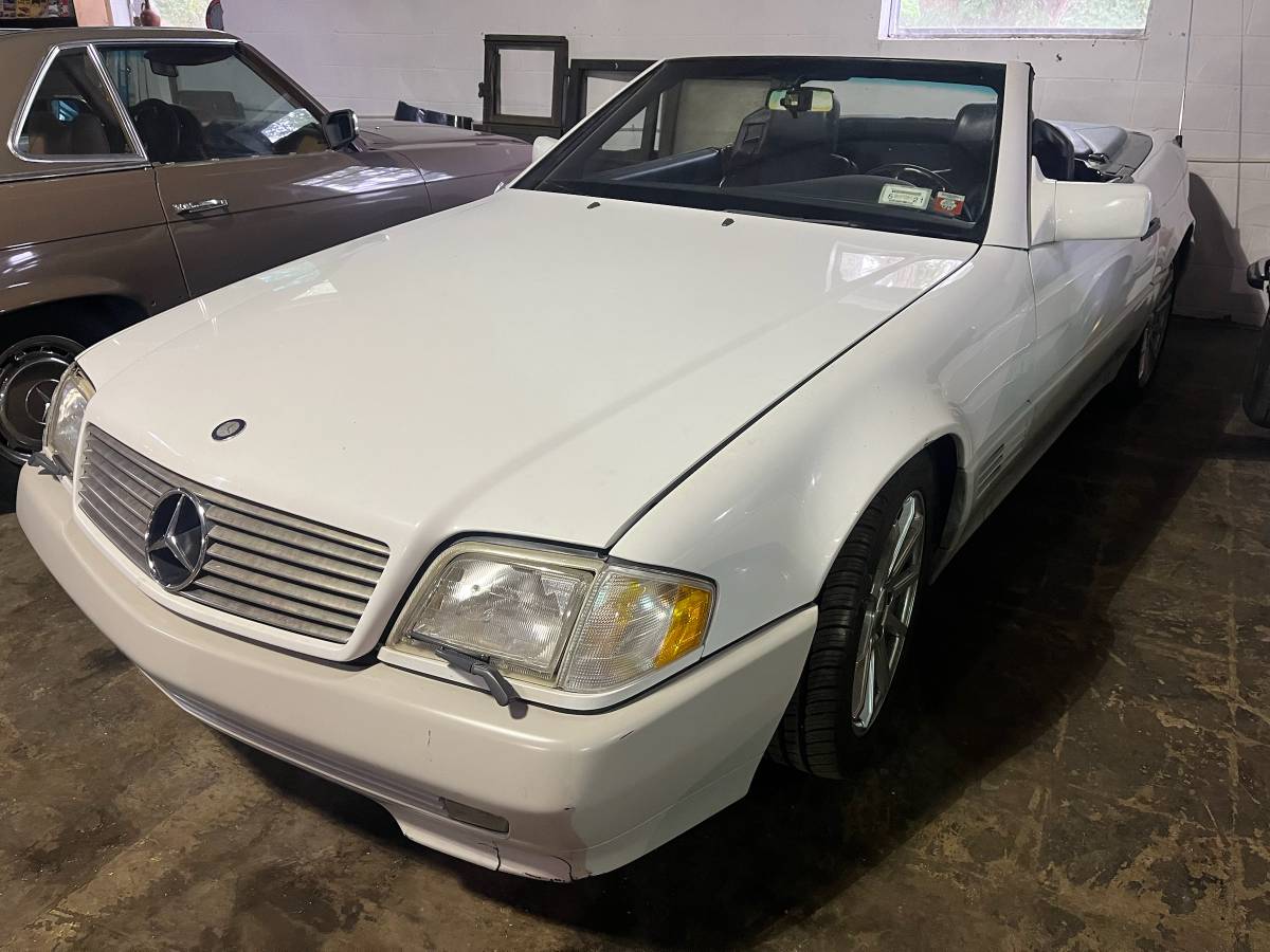 Mercedes-sl500-1990-white