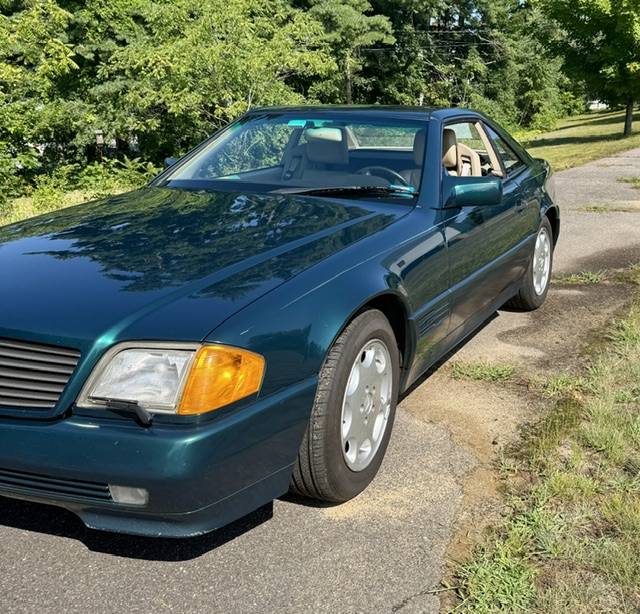 Mercedes-sl500-convertible-1994-green