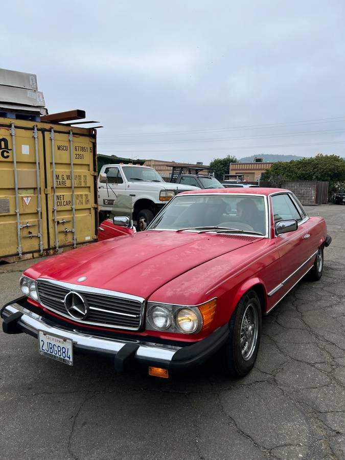 Mercedes-slc-450-1976-red