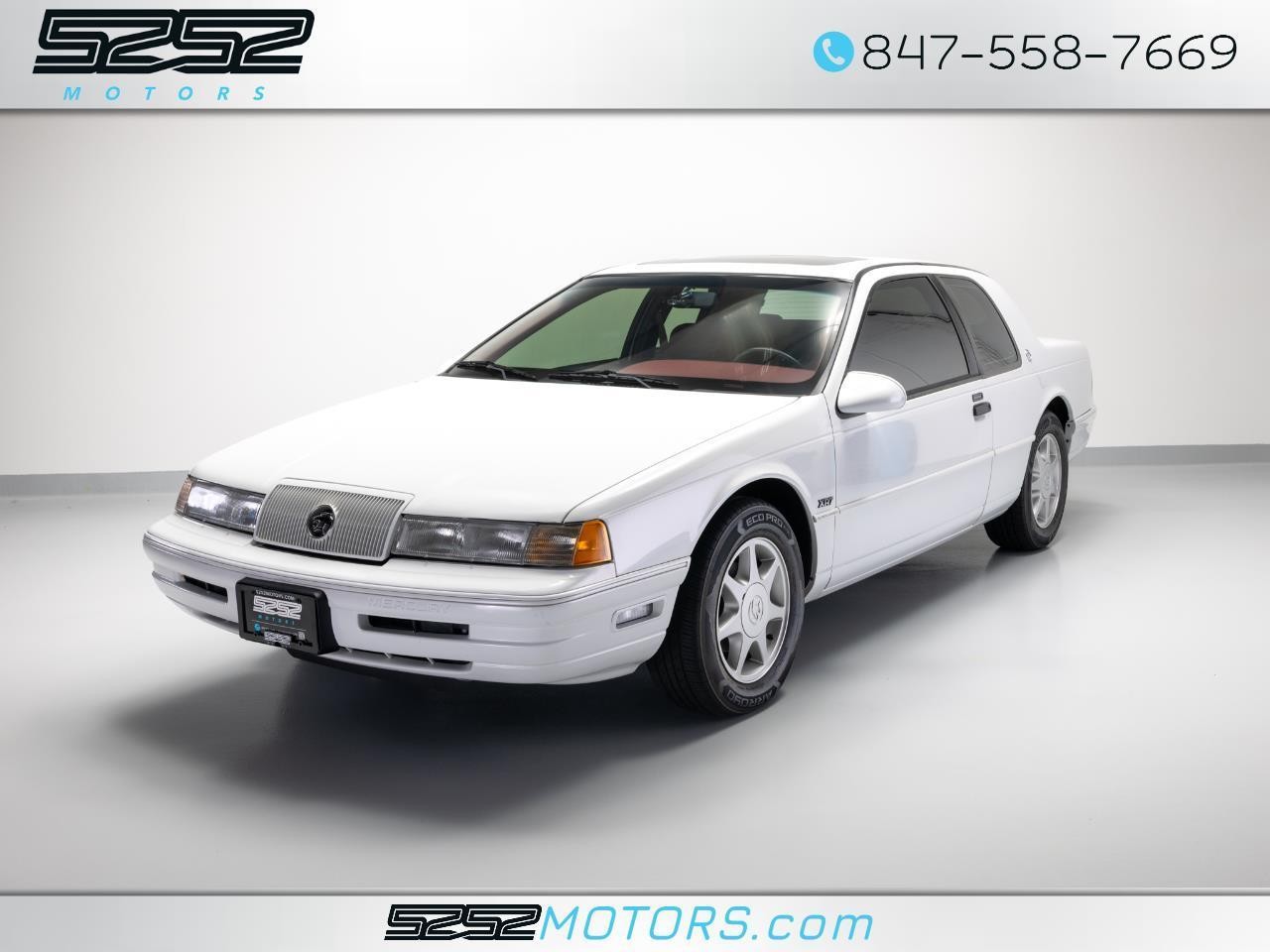 Mercury-Cougar-1990-Sedan-Red