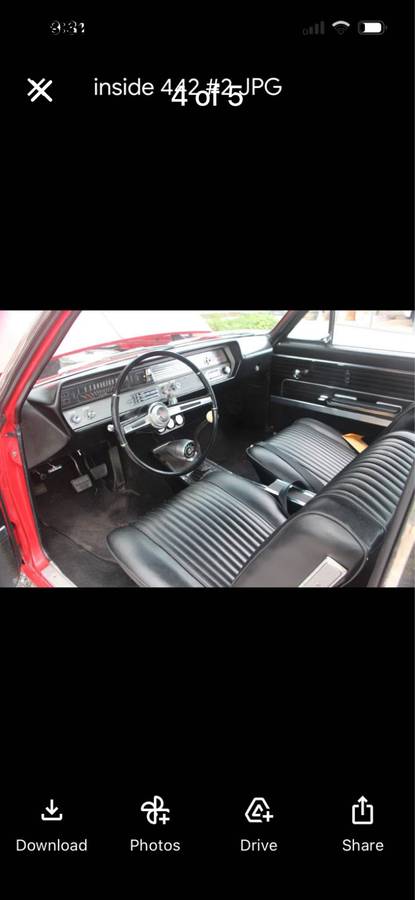 Oldsmobile-442-1965-red