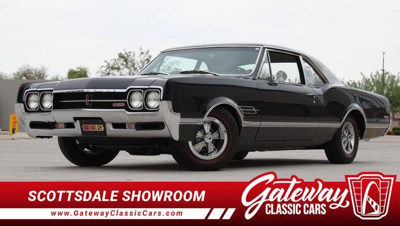 Oldsmobile-442-1966-Black-Black