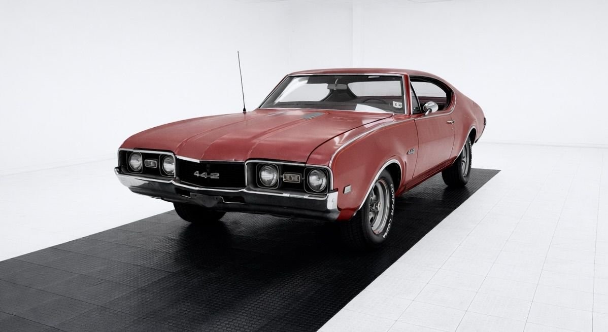 Oldsmobile-442-1968-Coupe-Garnet