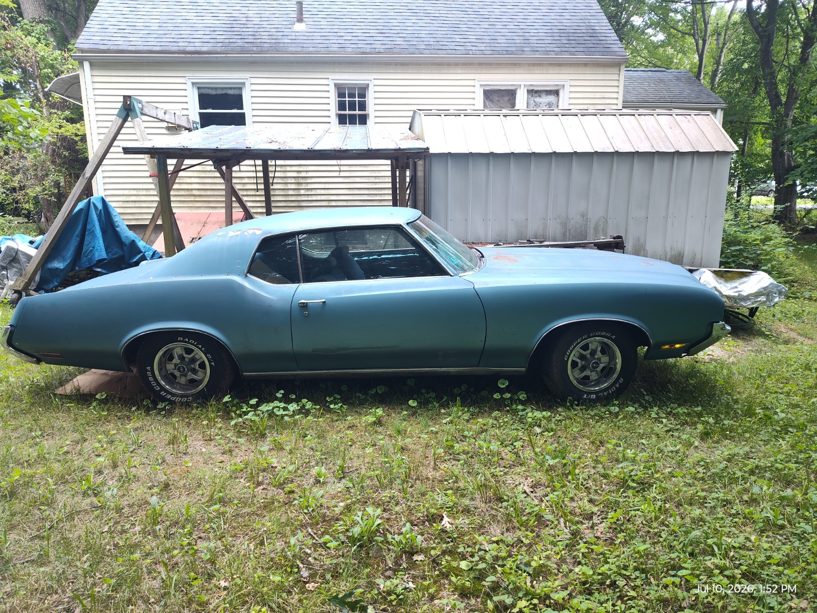 Oldsmobile-Cutlass-1972-Coupe-Blue Oldsmobile Cutlass 1972