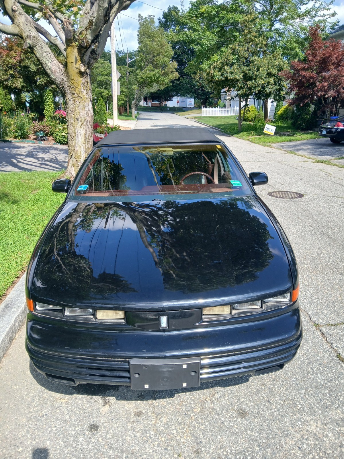 Oldsmobile-Cutlass-1993-Convertible-Burgundy