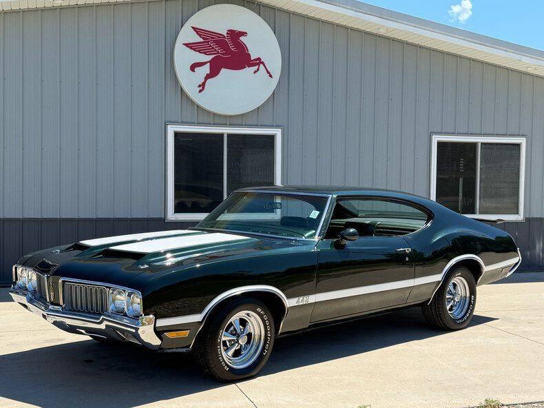 Oldsmobile-Cutlass-442-tribute-1970-Dark-Green-Metallic