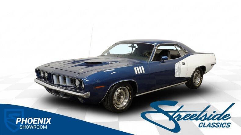 Plymouth-Cuda-1971-Dark-Blue-Black