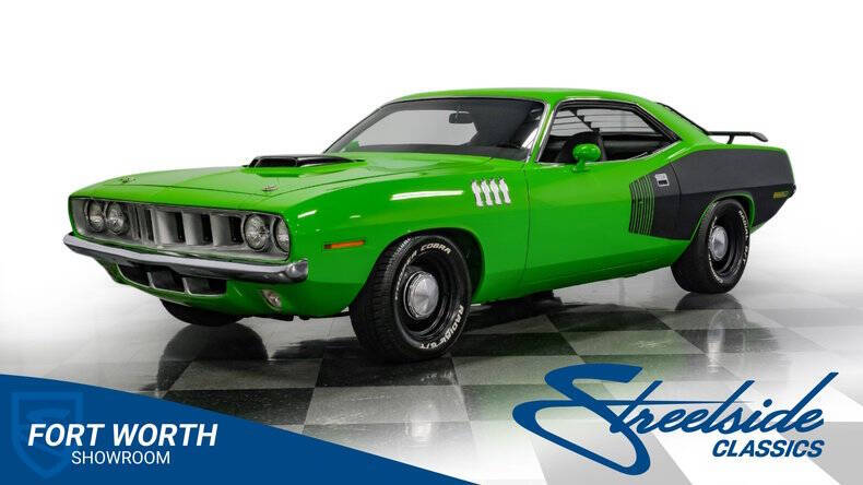 Plymouth-Cuda-1971-Sassy-Grass-Black