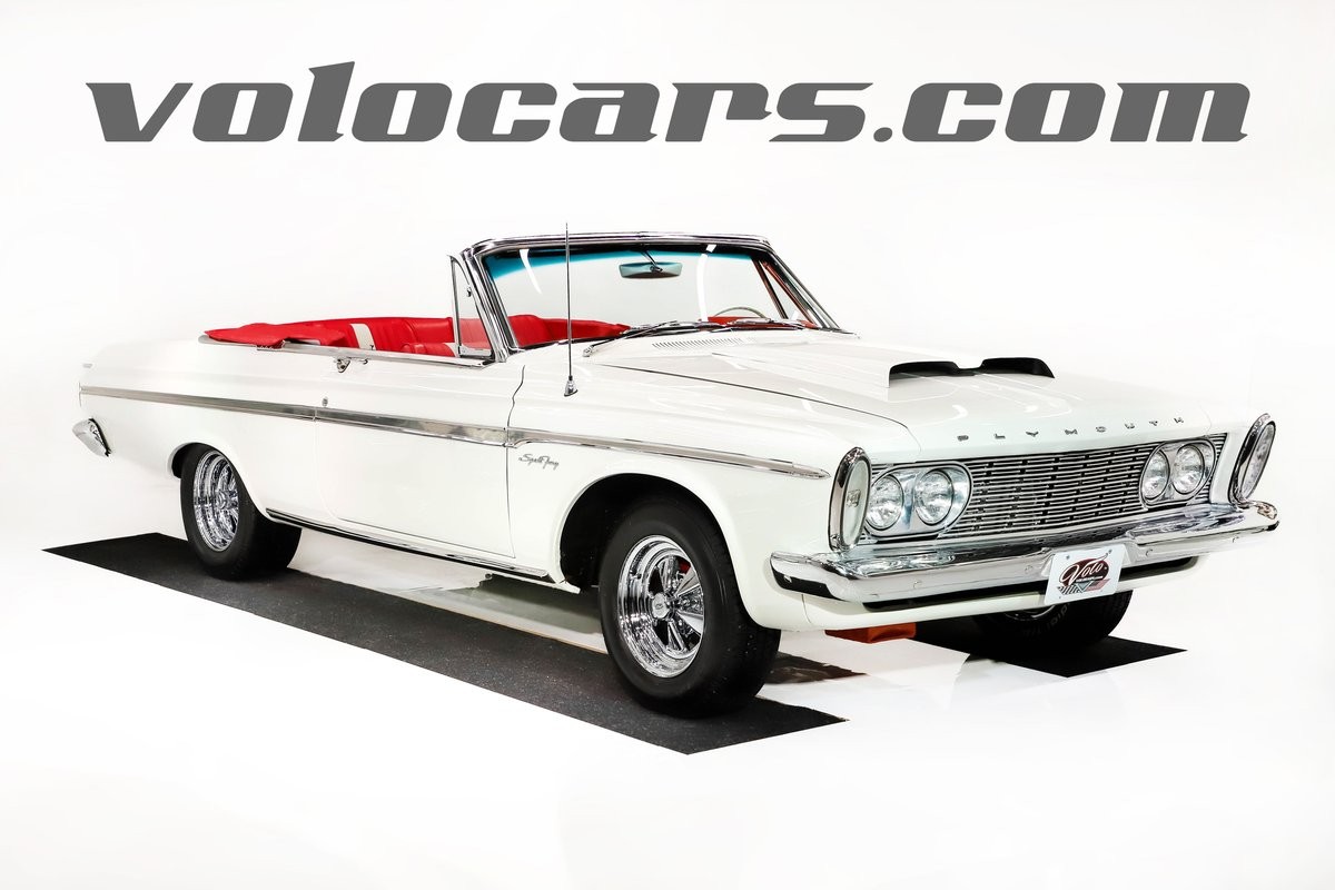 Plymouth-Fury-1963-Convertible-Red