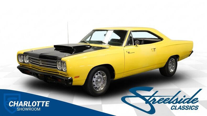 Plymouth-Roadrunner-1969-Yellow-Black