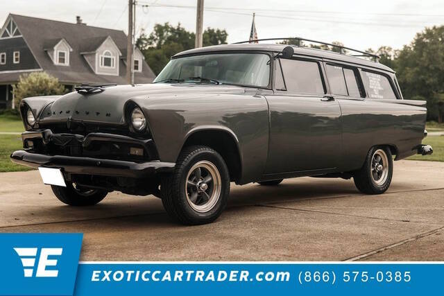 Plymouth-Savoy-1956-Gray-Black