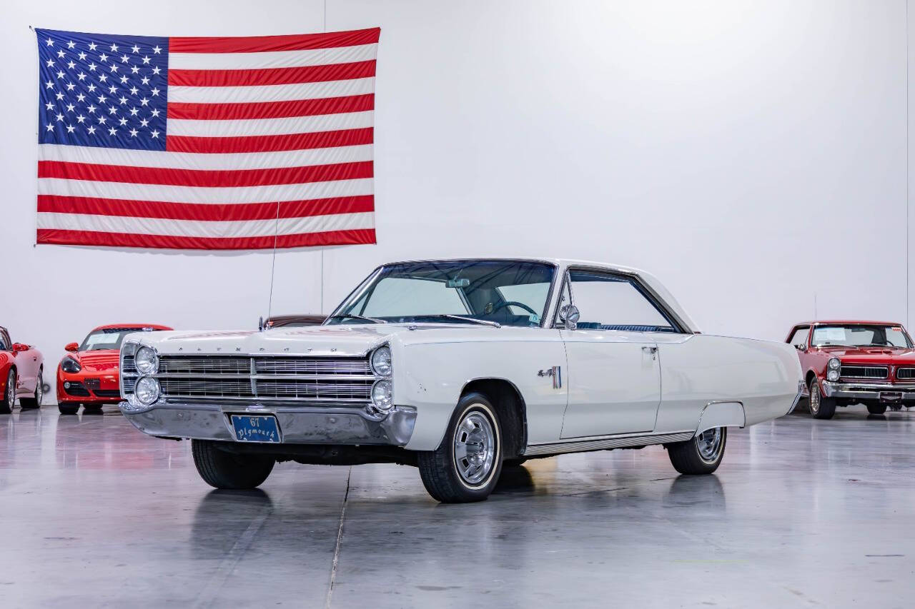 Plymouth-Sport-fury-1967-White-Blue