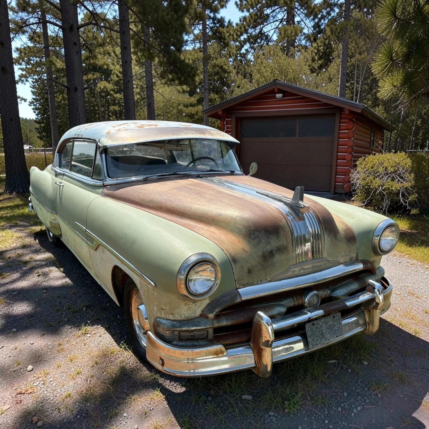 Pontiac-Catalina-coupe-1953-Green-Gray